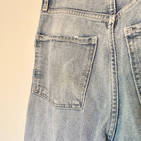 COPY - 7 For All Mankind The Jennifer Baggy Pin Stripe Studded Jeans in Queen o… - Picture 7 of 11